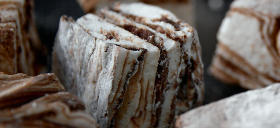 Ganache Swirled Marshmallows