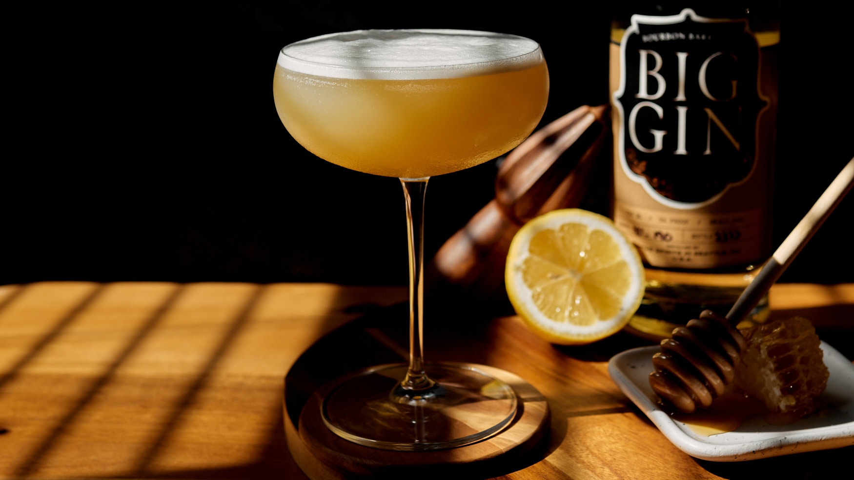 Barrel-Aged Bee’s Knees Cocktail - A Little Spoon