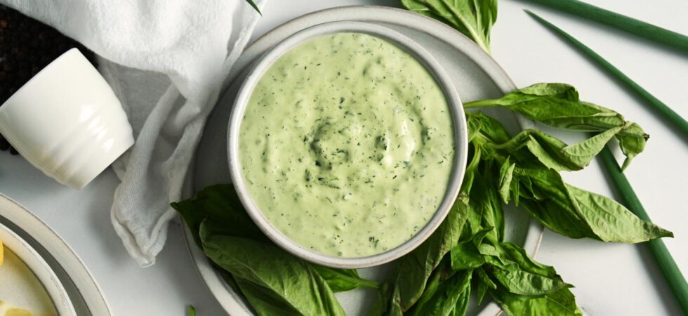 Avocado Green Goddess Dressing (and Dip!) - No Spoon Necessary