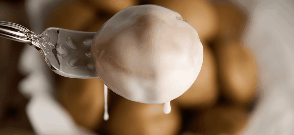 Glaze Dipped Pfeffernusse Cookie