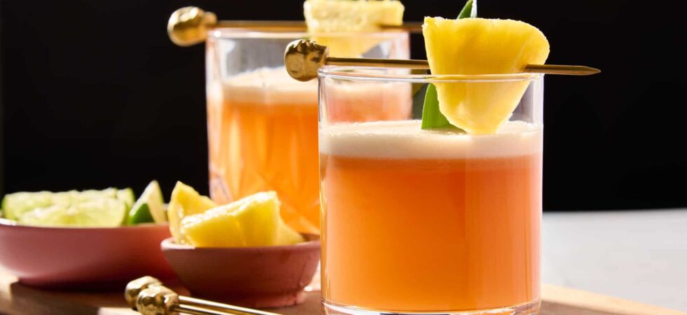 Pineapple Passionfruit Margaritas